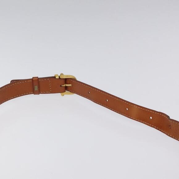 CELINE Macadam Canvas Shoulder Bag Pvc Leather Brown Gold - Picture 8 of 13